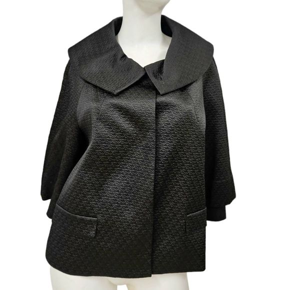 Joseph A. Vintage Black Silk Jacket 10 - Picture 1 of 9